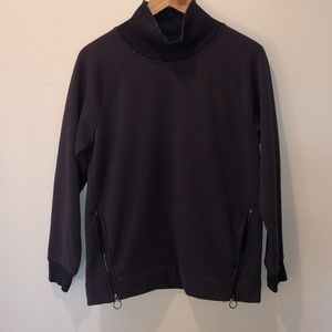 ATHLETA Cozy Karma Side Zip Funnel Neck